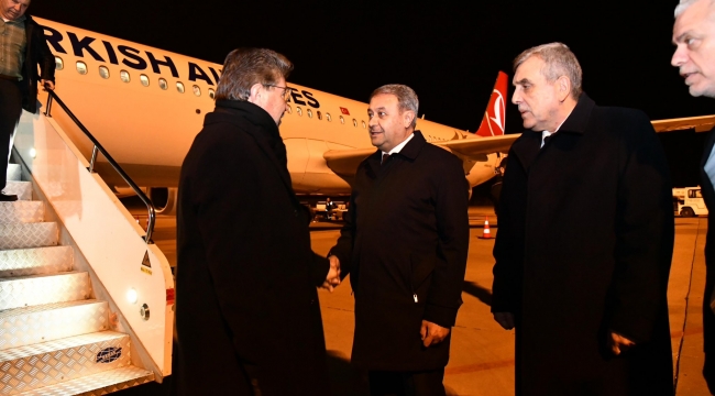 KKTC Başkanı Üstel Adıyaman'a gitmek için Urfa'ya geldi
