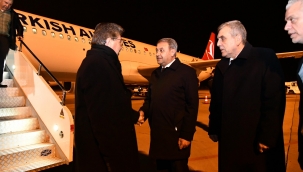 KKTC Başkanı Üstel Adıyaman'a gitmek için Urfa'ya geldi