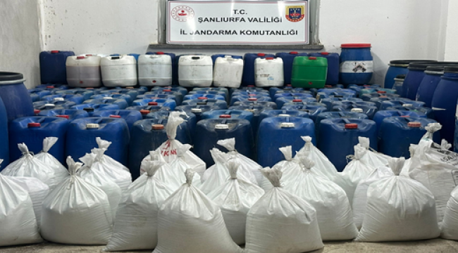 Şanlıurfa'da 7 ton sahte deterjan ele geçirildi!