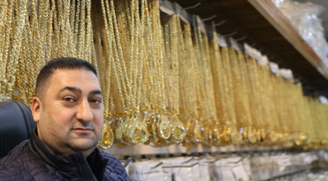 Şanlıurfa'da altın fiyatları ile birlikte imitasyon ürünleri de artı