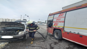 Şanlıurfa'da araç yangını