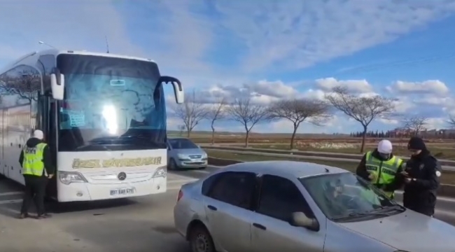 Şanlıurfa'da araçlara büyük ceza kesildi!