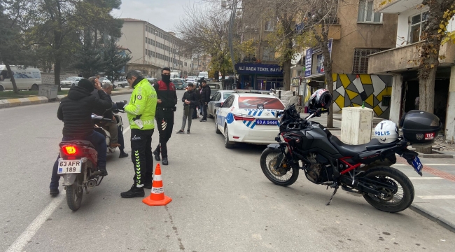 Şanlıurfa'da bir çok sürücüye ceza kesildi 