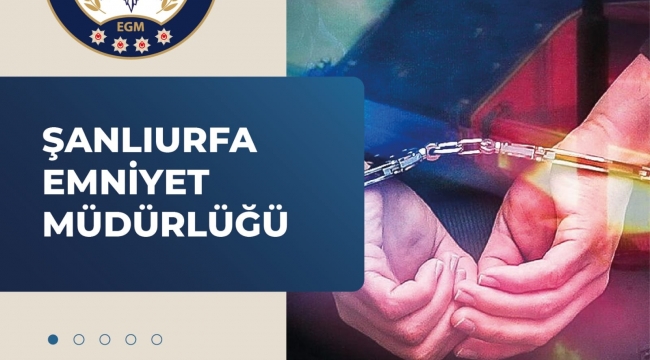 Şanlıurfa'da firari hırsızlık şüphelisi yakalandı 