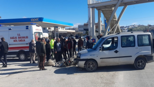 Şanlıurfa'da motosiklet hafif ticari araç ile çarpıştı, 2 yaralı