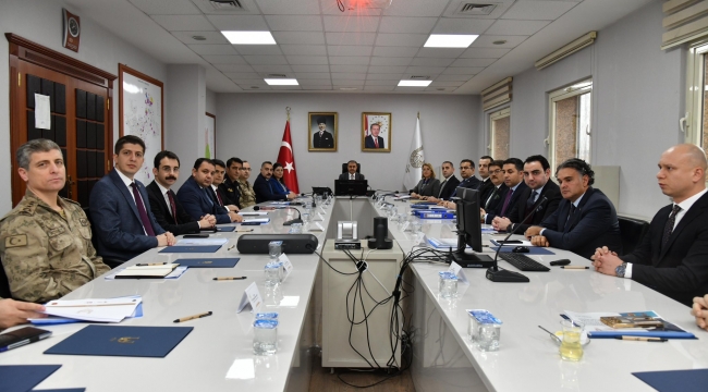 Şanlıurfa'da seçim güvenliği toplantısı yapıldı