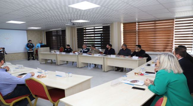 Şanlıurfa'da yerel düzey sağlık çalışma grubu operasyon planı toplantısı yapıldı