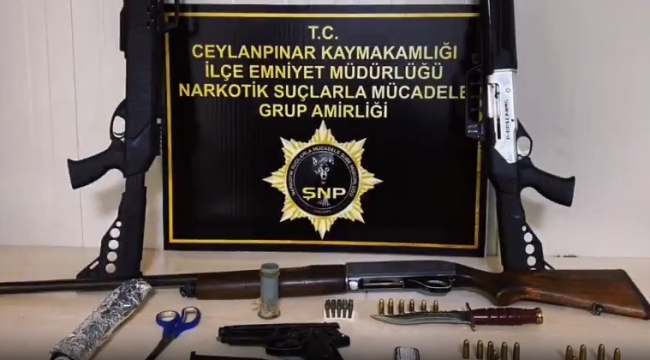 Şanlıurfa'nın iki ilçesinde suç örgütlerine operasyon, 12 gözaltı