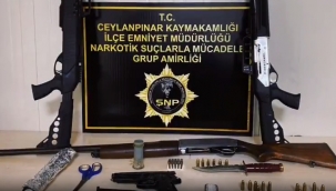 Şanlıurfa'nın iki ilçesinde suç örgütlerine operasyon, 12 gözaltı