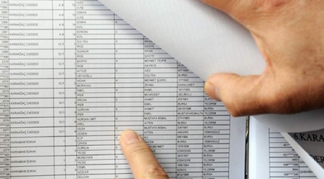 Seçmen listeleri askıya çıktı: Kontrol etmeyi unutmayın
