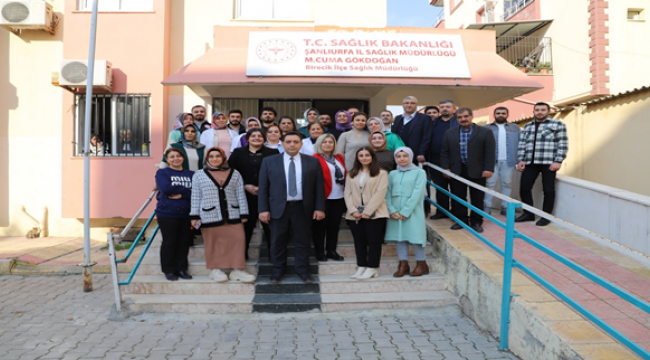 Solmaz; Birecik, Halfeti ve Bozova da sağlık çalışanları ile bir araya geldi