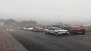 Urfa'da sis sürücülere zor anlar yaşattı