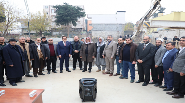 Viranşehir'de Kışla Camii'nin Temeli Dualarla Atıldı