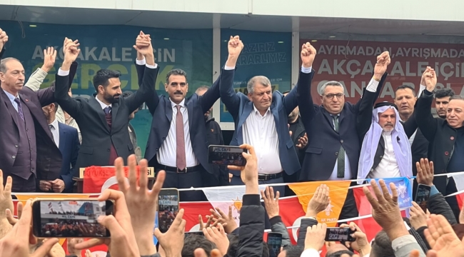 Akçakale'de Abdulhakim Ayhan'a çığ gibi destek!