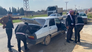 Akçakale' de narkotik uygulama yapıldı 