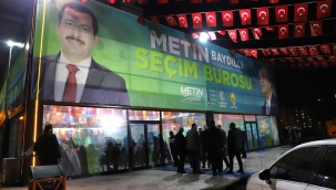 Başkan Baydilli'nin seçim ofisi dolup taşıyor 