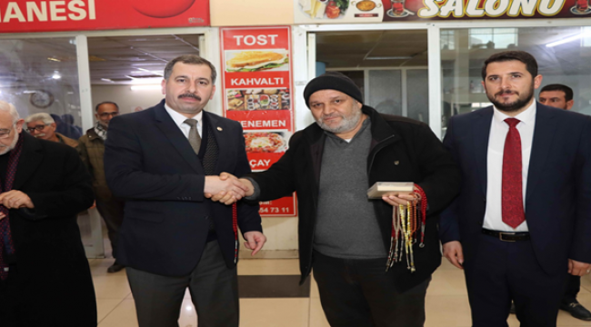 Başkan Baydilli otogar esnafı ile buluştu