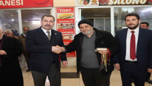 Başkan Baydilli otogar esnafı ile buluştu