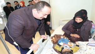 Başkan Ekinci'den hastane ziyareti