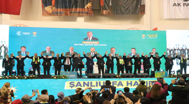 Cumhurbaşkanı Recep Tayyip Erdoğan Şanlıurfa adaylarını tanıttı