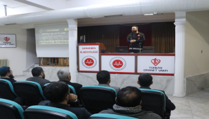 Din görevlilerine uyuşturucuyla mücadele semineri verildi