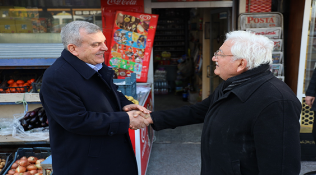 Esnaf ve vatandaşlardan Başkan Beyazgül'e : "Gönlümüz ve dualarımız seninle"