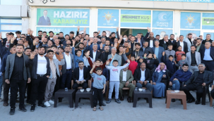 Eyyübiye'de Aşiretler Mehmet Kuş İle Tek Yürek Oldu