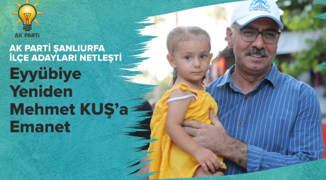 Eyyübiye'de Mehmet Kuş'la devam