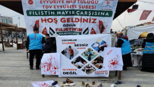 Filistin Yararına ''Hayır Çarşısı'' Kuruldu