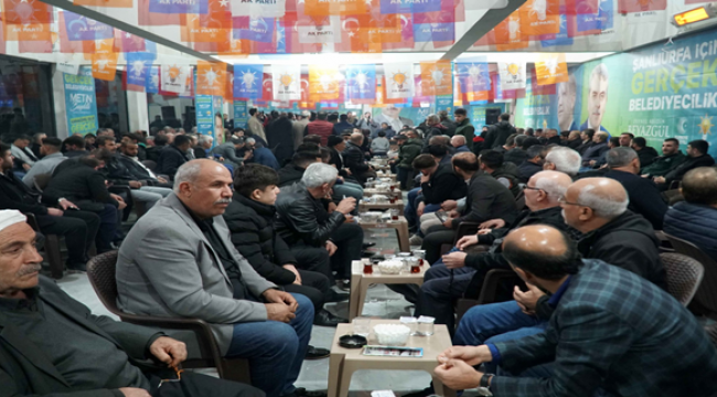 Karaköprü'de vatandaşlar hizmetlerin devamı için Başkan Baydilli'nin yanında