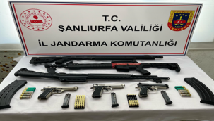Şanlıurfa'da kaçak silah operasyonu, 1 gözaltı