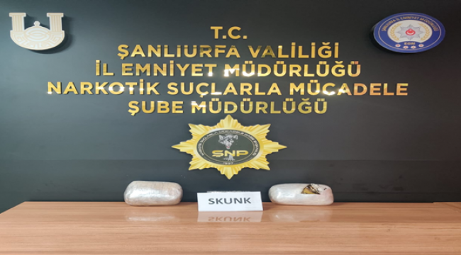Şanlıurfa'da uyuşturucu operasyon, 1 gözaltı