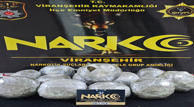 Şanlıurfa'da uyuşturucu operasyon, 4 gözaltı