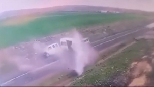 Siverek'teki kaza anı!