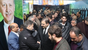 Yüzlerce vatandaş Başkan Canpolat'ın seçim bürosunda buluştu 