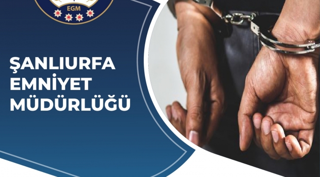 Akçakale'de hapis cezası bulunan şüpheli yakalandı 