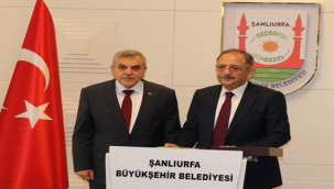 Bakan Özhaseki Başkan Beyazgül'ü ziyaret etti