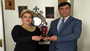 Başarılı siyasetçi Aslan'a ödül