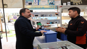 Başkan Baydilli Seyrantepe'de Esnaf Ve Vatandaşlara Projelerini Anlattı