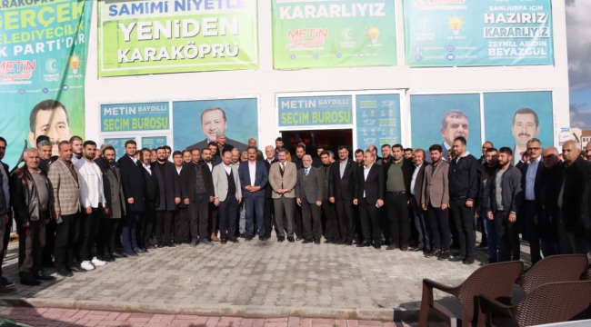 Başkan Baydilli, Seyrantepe seçim ofisinde vatandaşlarla buluştu 