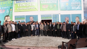 Başkan Baydilli, Seyrantepe seçim ofisinde vatandaşlarla buluştu 