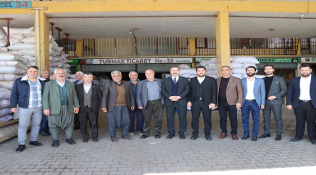 Başkan Baydilli Ve Milletvekili Cevheri Şire Pazarı Esnafı İle Buluştu
