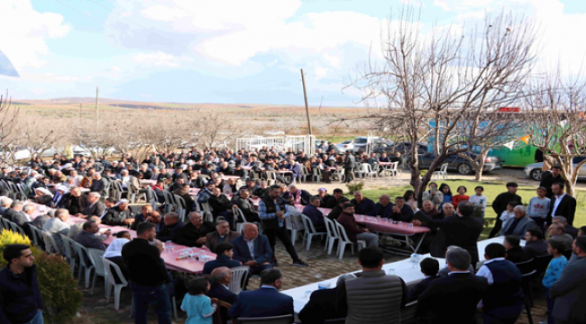 Başkan Baydilli'ye kırsalda destek artıyor
