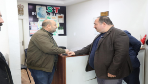 Başkan Ekinci'den Otogar Esnafına Ziyaret