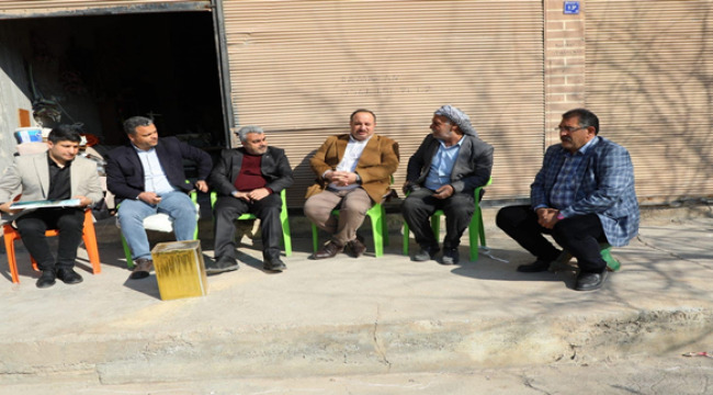 Başkan Ekinci Hizmetlerin devamı için esnaflardan destek istedi