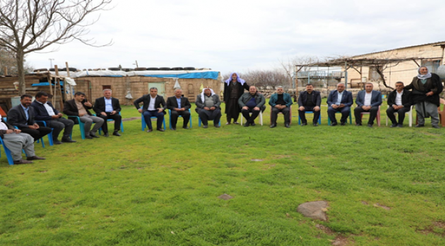 Başkan Ekinci hizmetlerin devamı için kırsal mahallelerde destek istedi