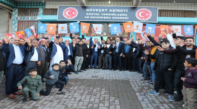  Başkan Mehmet Kuş'a Aşiretlerin Desteği Artarak Devam Ediyor