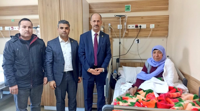 Başkan Yavuz Şehit Annesini Yalnız Bırakmadı