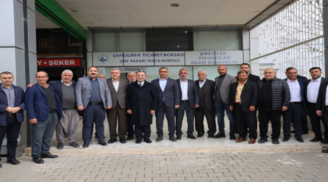 Beyazgül ve Bozdağ'dan Şireciler ve Fıstıkçılar Esnafı Ziyareti