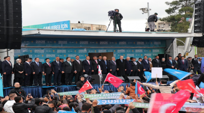 Cumhurbaşkanı Erdoğan Şanlıurfa'da